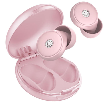 Schlaf-Ohrstöpsel -45dB, Weiche Silikon-Ohrstöpsel mit Tragetasche (Rose)