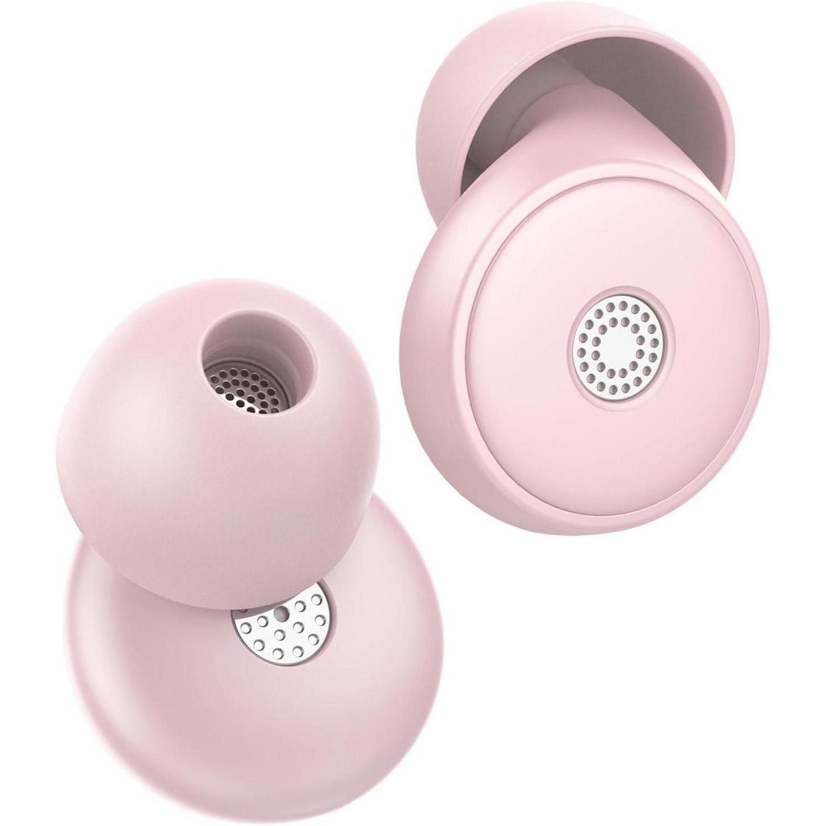 Schlaf-Ohrstöpsel -45dB, Weiche Silikon-Ohrstöpsel mit Tragetasche (Rose)
