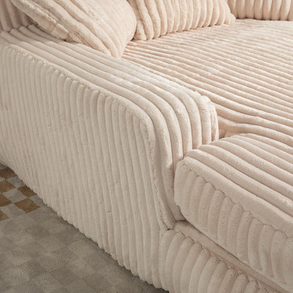 Boneless Cord Schlafsofa – Bequemes Bodensofa für Wohnzimmer