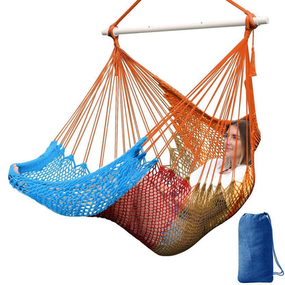 Hängesessel aus Baumwolle – Bequemer Schaukelstuhl für Garten & Wohnzimmer