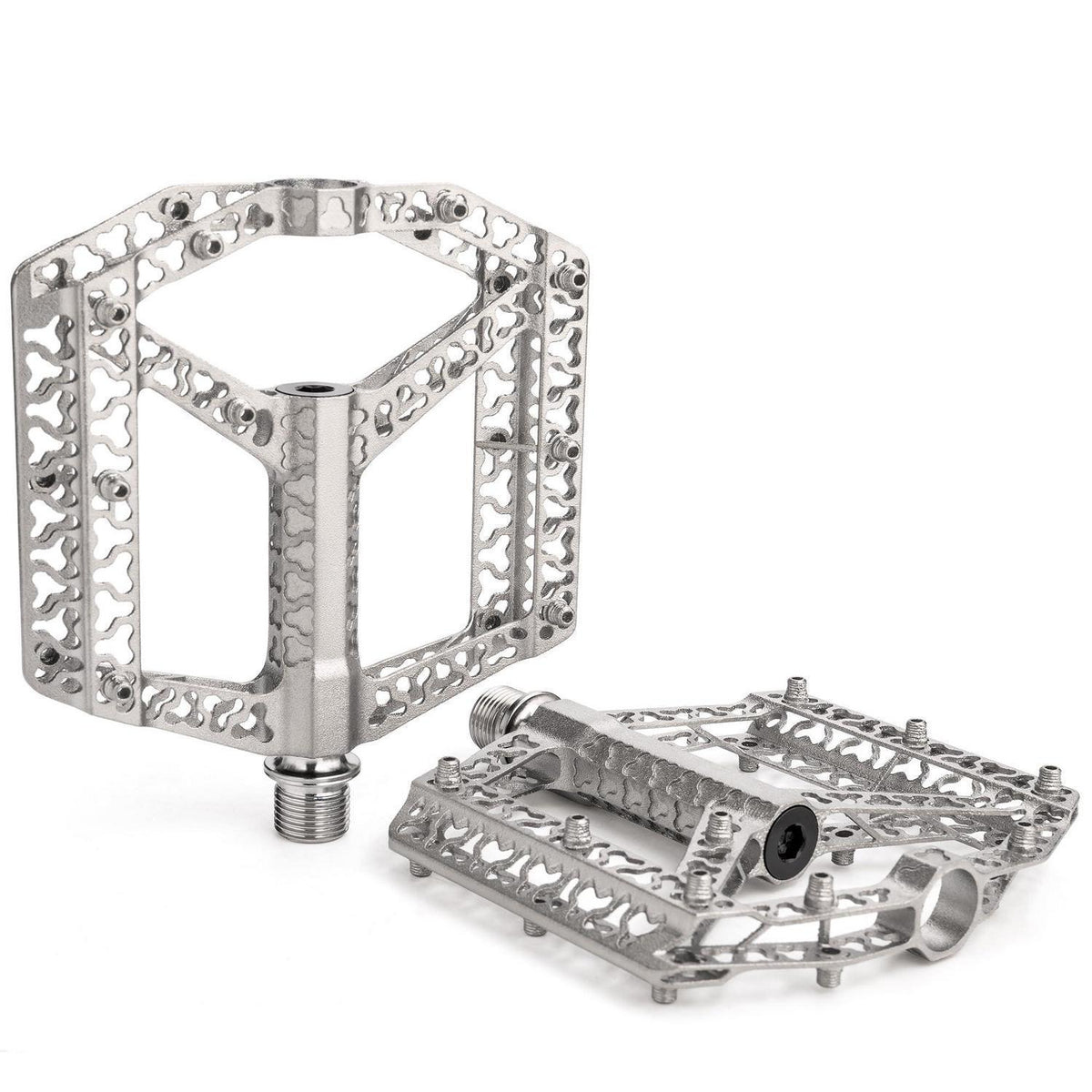 GEWAGE Fahrradpedale mit Reflektoren & Anti-Rutsch-Profil