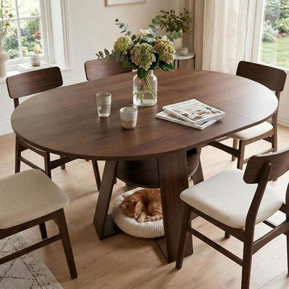 Ausziehbarer Esstisch Holz 100-140cm – Esszimmer Tisch für 2-8 Personen