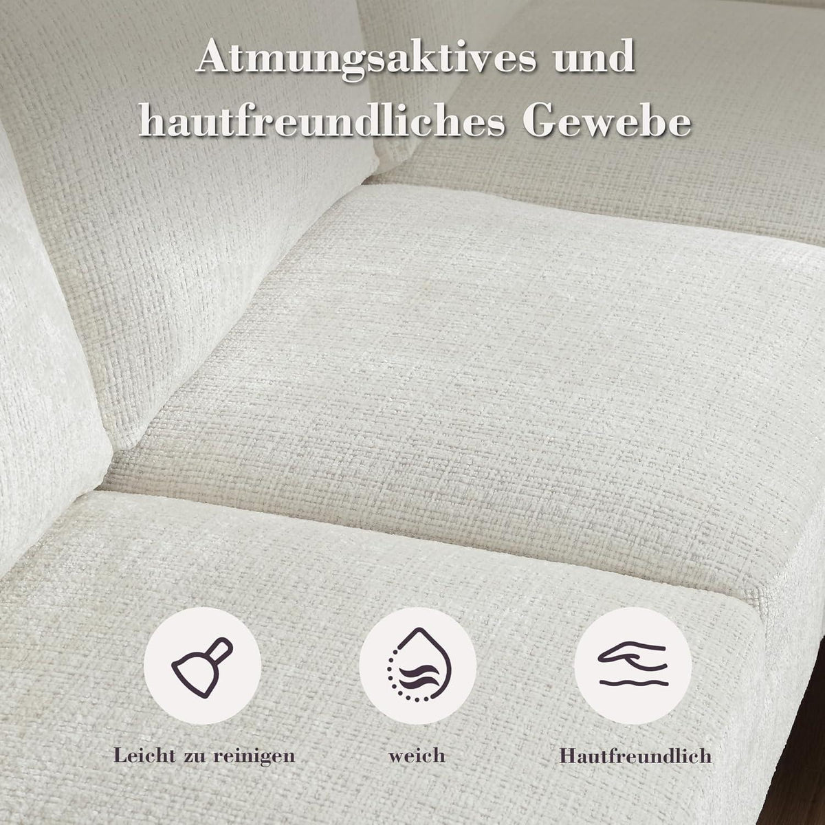 Ecksofa mit Schlaffunktion, 4-Sitzer, Gelb