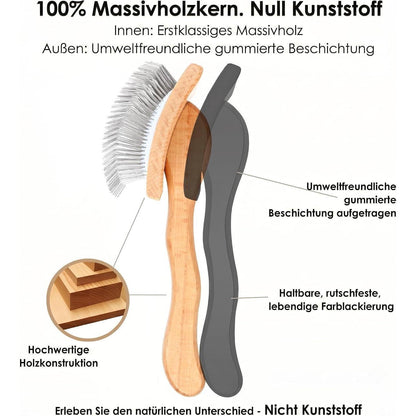 Slicker Bürste für Hunde & Katzen – Langhaar & Unterwolle