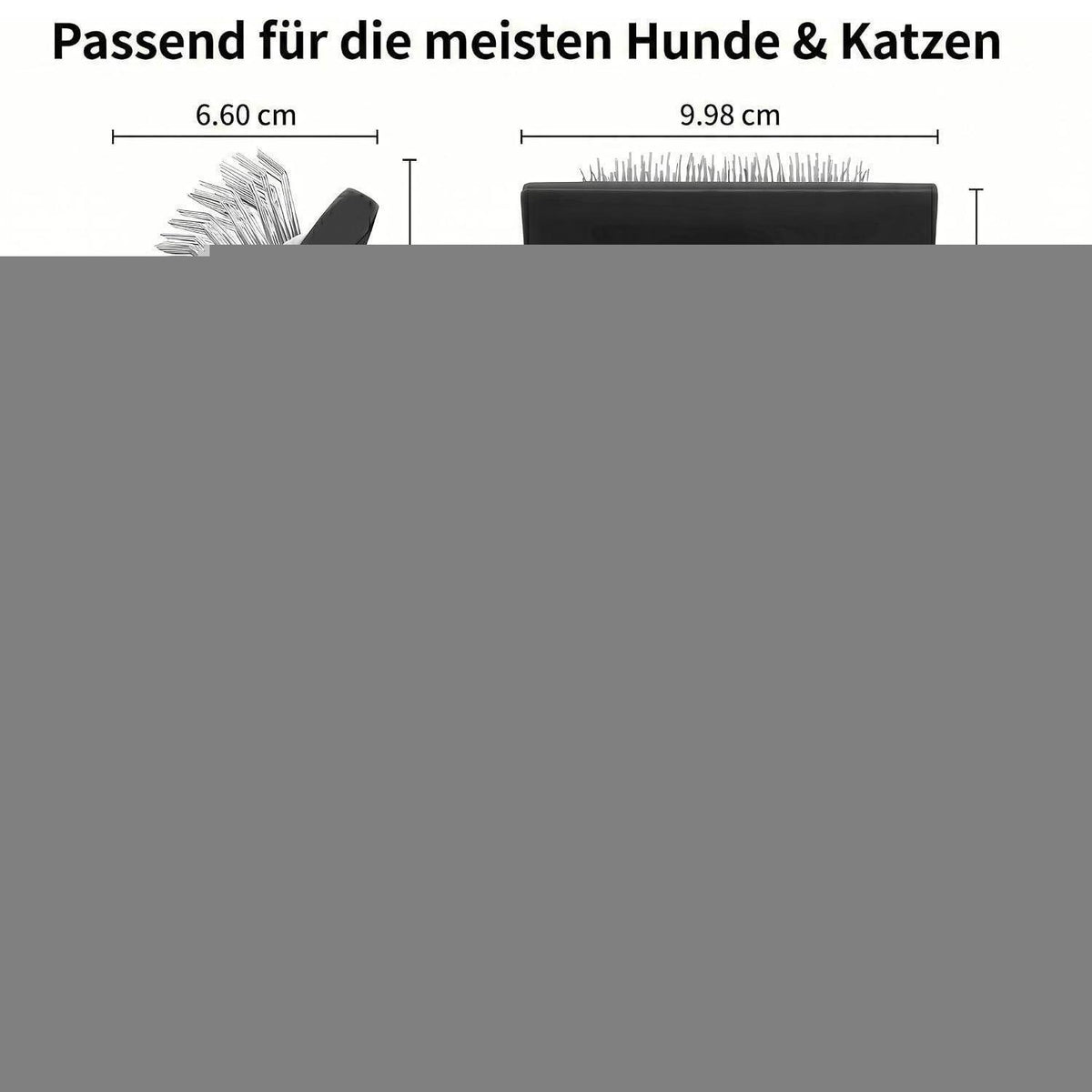 Slicker Bürste für Hunde & Katzen – Langhaar & Unterwolle