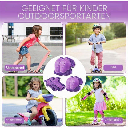 Kinder Schoner Set 6in1 – Knieschützer, Ellenbogen & Handgelenk