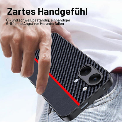 Xiaomi Poco X8 Pro Max Hülle – Wasserdicht, Stoßfest & Carbonfaser Rot/Schwarz