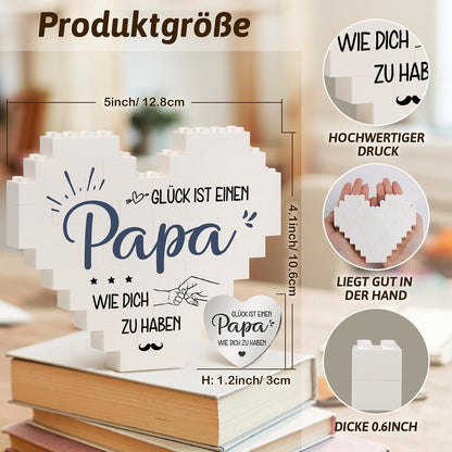 Geschenkset Papa: Herz & Schlüsselanhänger für Vatertag