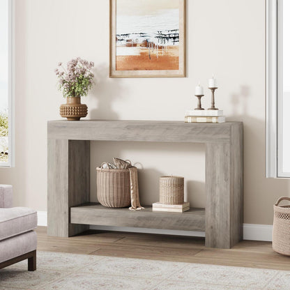 160cm Konsolentisch Landhausstil Grau – Vielseitiger Eingangstisch