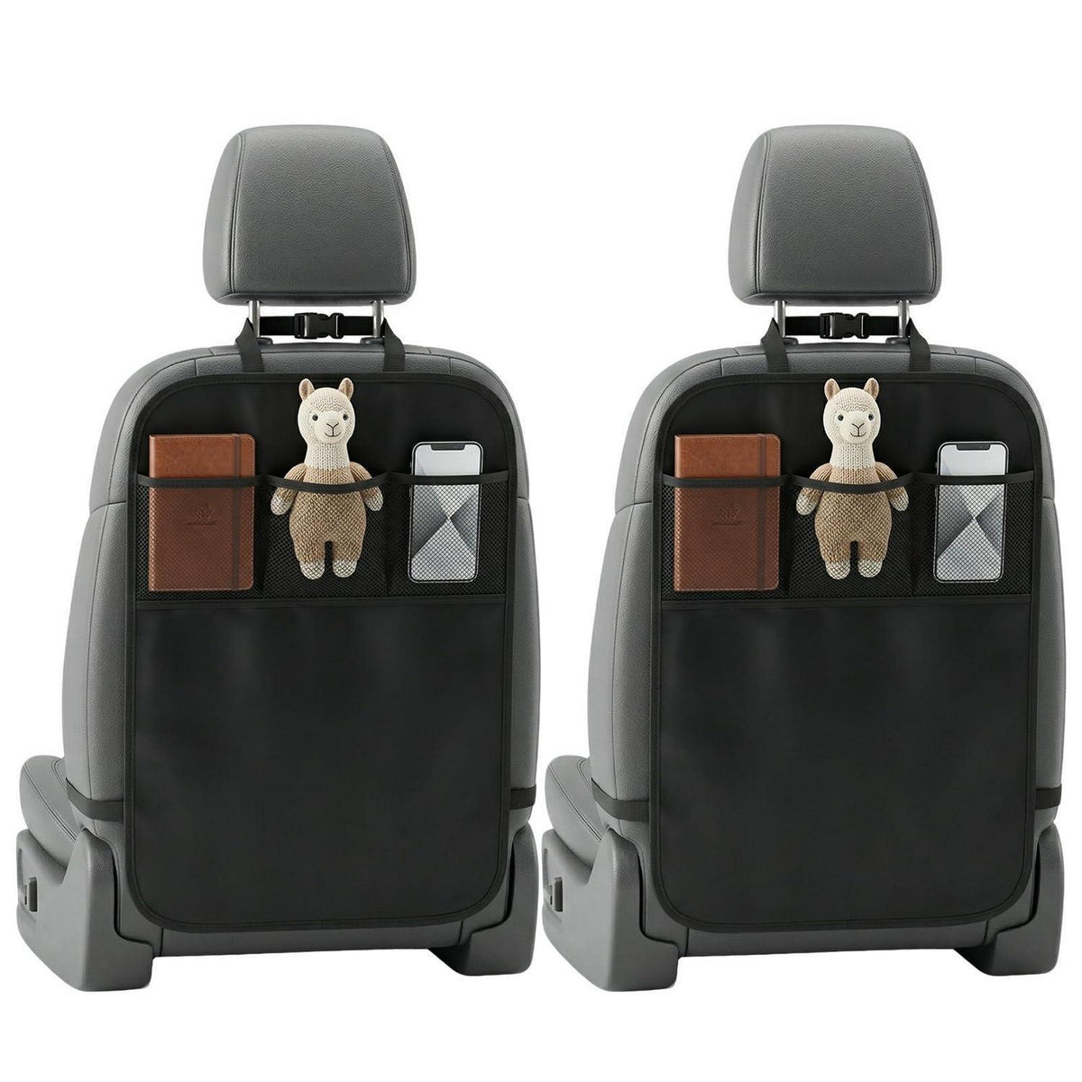 2x Autositz Rücklehne Schutz Kinder – Wasserdichter Organizer