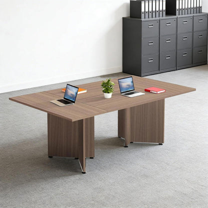 Erweiterbarer Konferenztisch modular, 240 cm, Light Brown