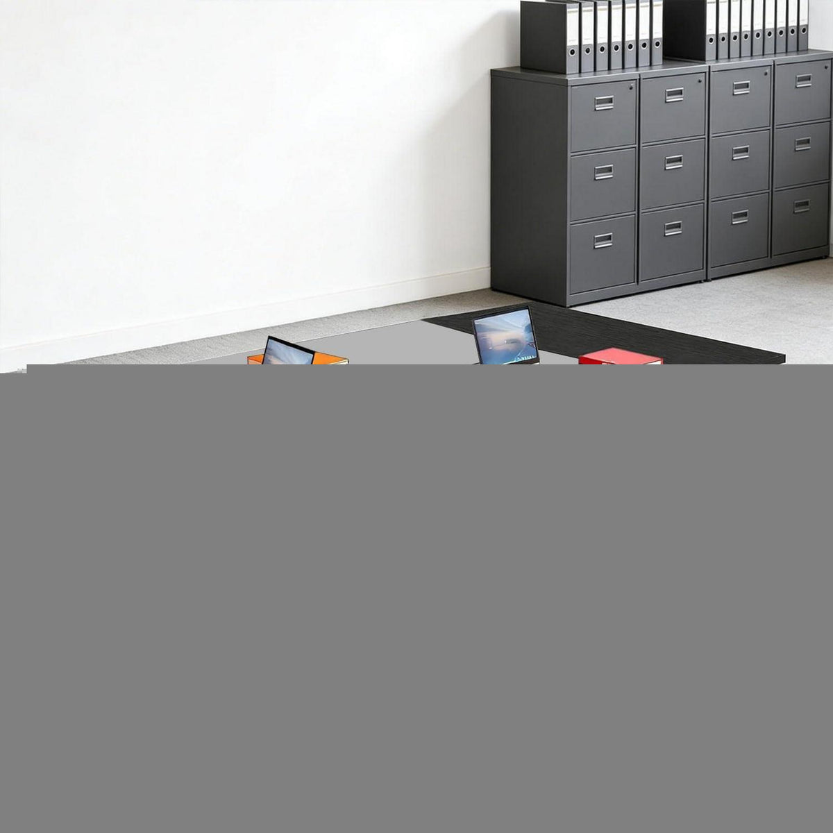 Modularer Konferenztisch, Erweiterbar für 4-12 Personen, 200x120 cm