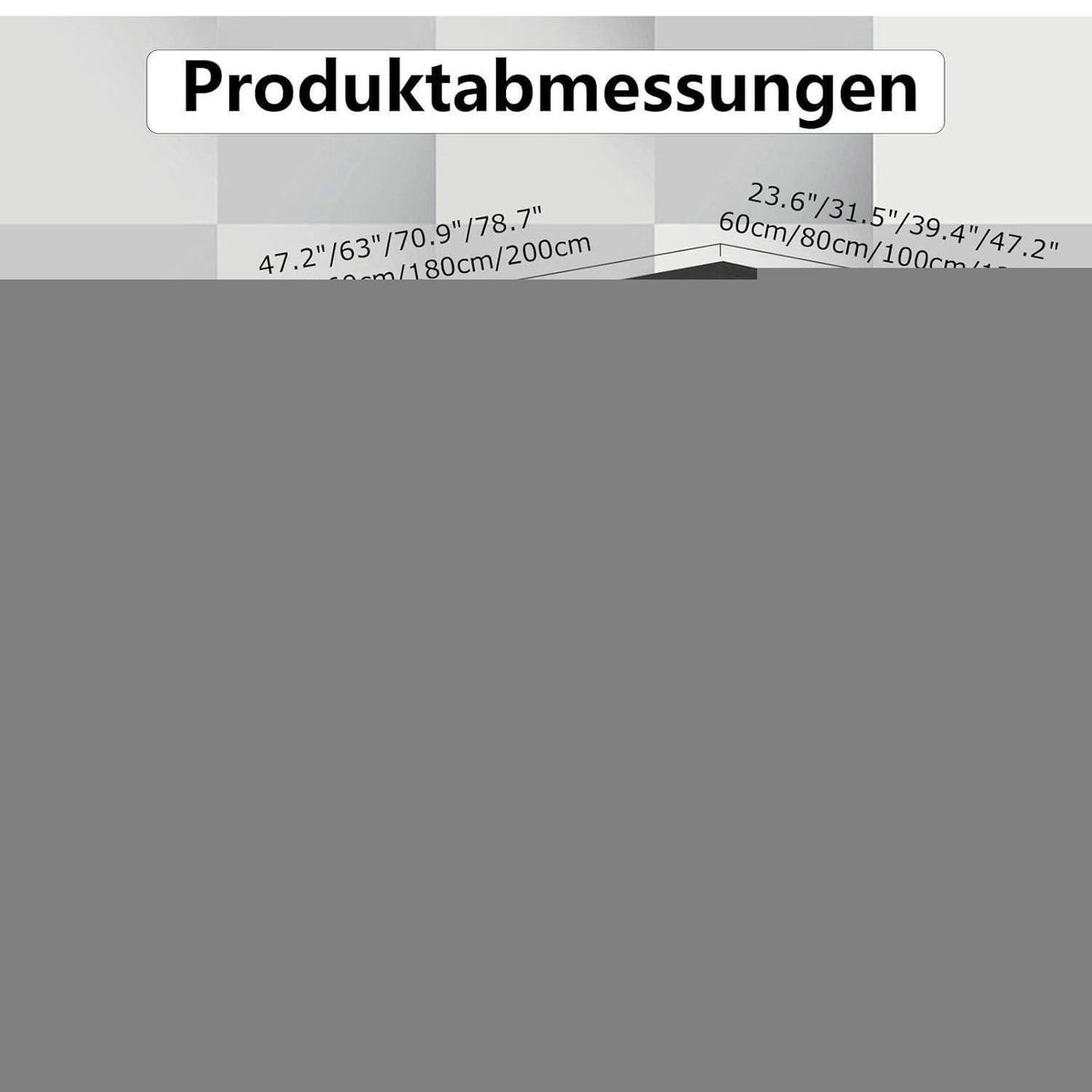 Erweiterbarer Konferenztisch modular, 240 cm, Dunkelbraun