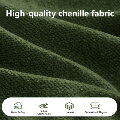 Modulares Chenille Sofa – Tiefes Sitzgefühl & Kein Aufbau