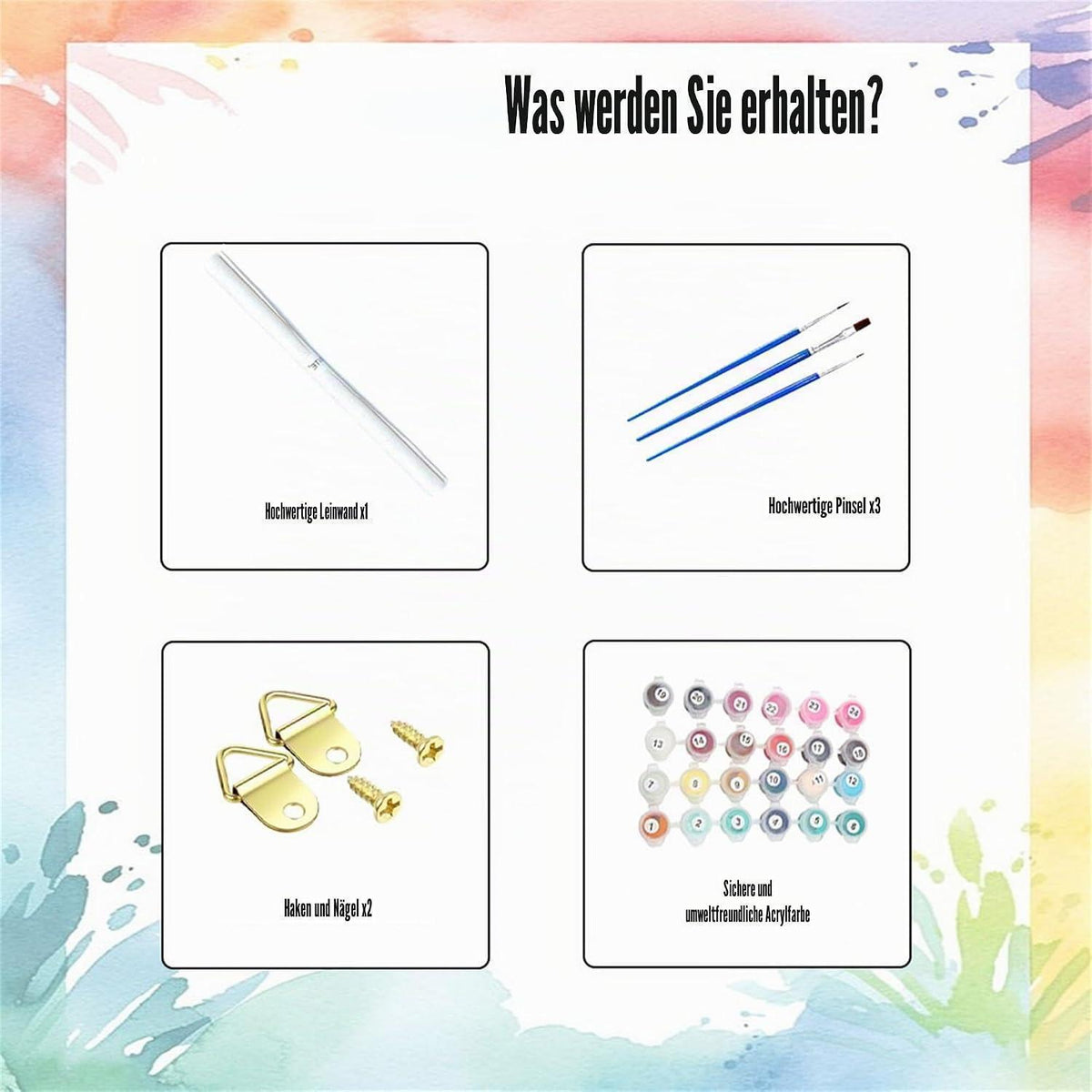Malen nach Zahlen Meeresschildkröte für Erwachsene DIY Set