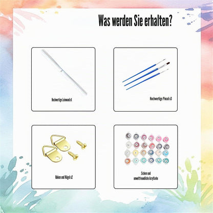 Malen nach Zahlen Schirmbaum für Erwachsene – DIY Bastelset