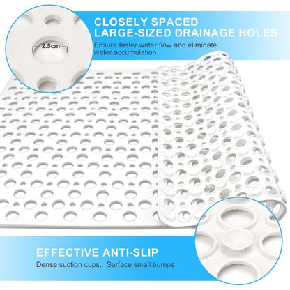 Rutschfeste Duschmatte 60x90cm - Weiche TPE Anti-Rutsch Matte