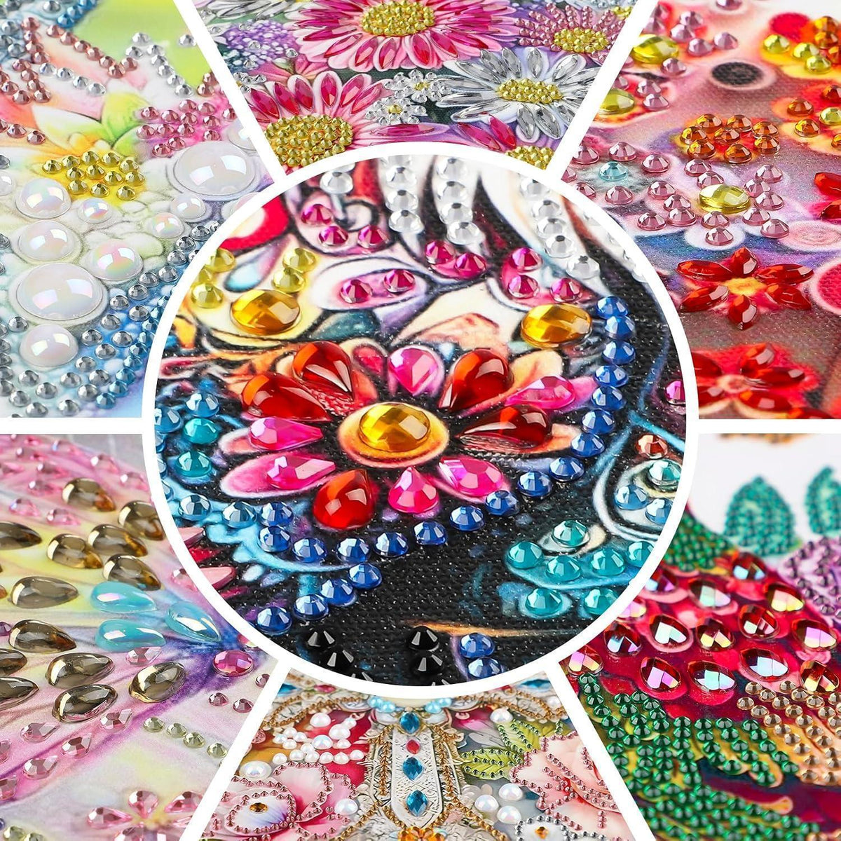 Diamant Painting Anhänger Set 5D Fensterbild DIY Basteln
