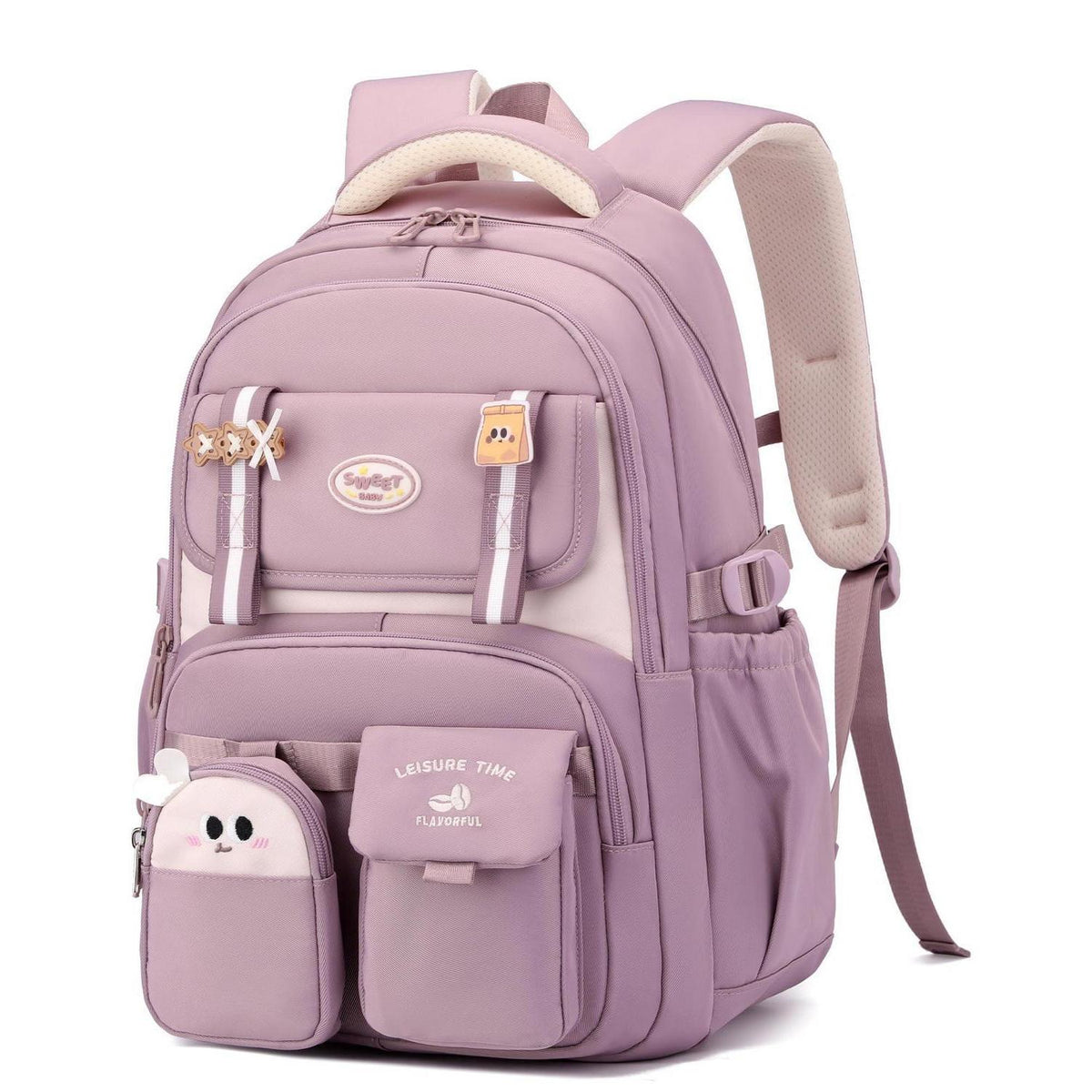 Schulrucksack Mädchen Lila – 30L Laptopfach & Ergonomisch
