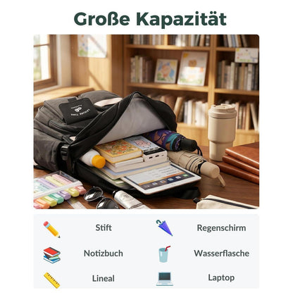 Schulrucksack Mädchen Lila – 30L Laptopfach & Ergonomisch