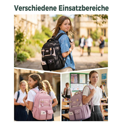 Schulrucksack Mädchen Lila – 30L Laptopfach & Ergonomisch
