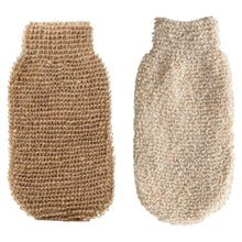 Peelinghandschuhe Jute & Hanf | Exfoliating Gloves für glatte Haut
