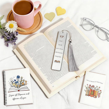 Geschenkset für Buchliebhaber: 6-teiliges Set mit Socken & Zubehör
