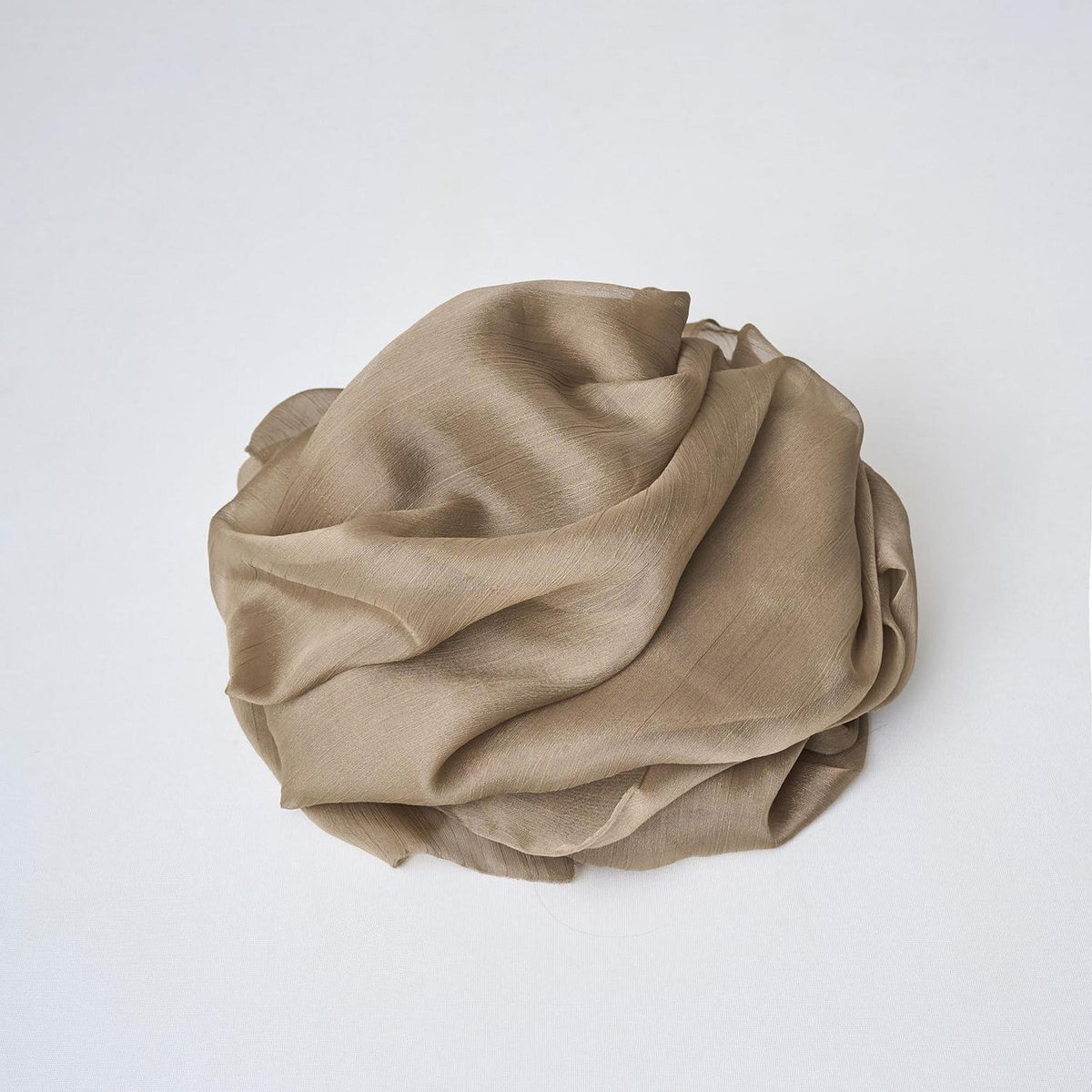 Chiffon Tischläufer 70x300cm – Hochzeit & Feier Deko Khaki Braun
