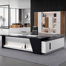 Moderner Schreibtisch mit Stauraum – L-förmiger Bürotisch für Büro & Homeoffice