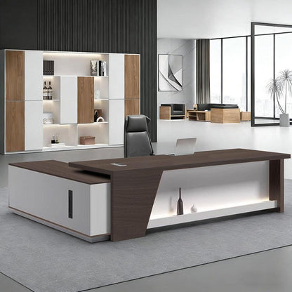 Moderner Schreibtisch mit Stauraum – L-förmig, 180x80cm