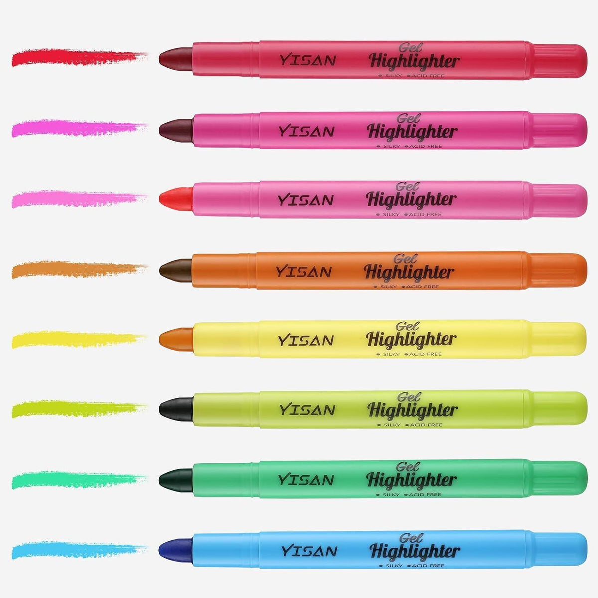 Gel Textmarker – Bibelmarker Stifte in 8 Farben