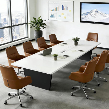 Moderner Konferenztisch 320x120cm – Stabiler Meetingtisch für Büro