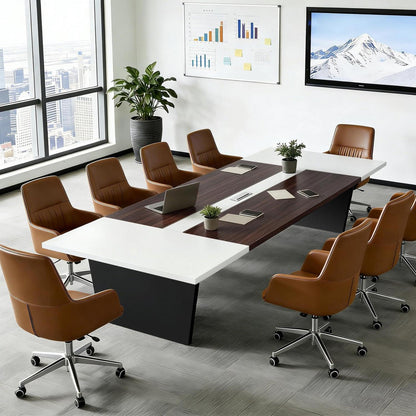 Moderner Konferenztisch 240x100cm – Stabiler Meetingtisch für Büro