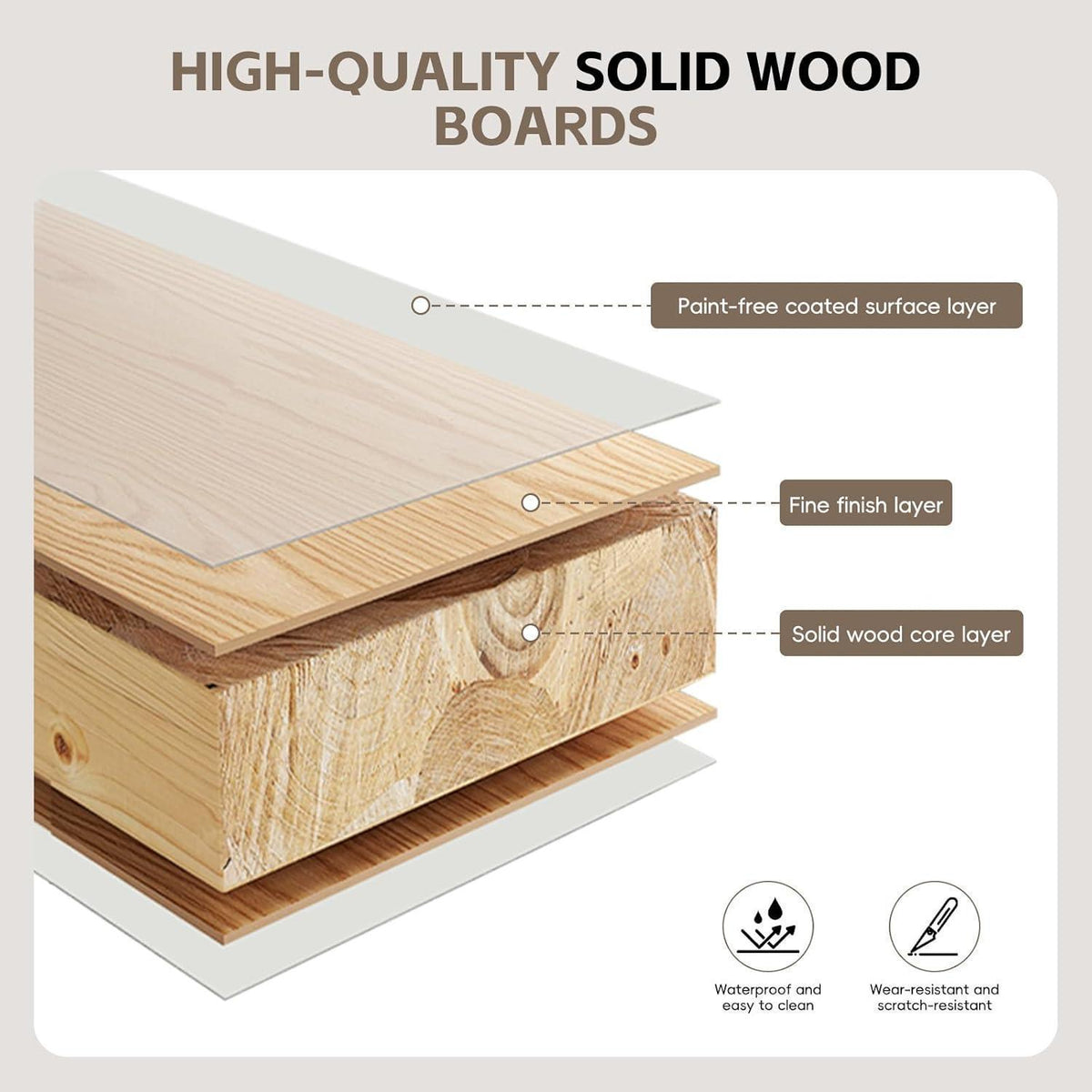 Moderner Konferenztisch 240x100cm – Stabiler Besprechungstisch für Büro