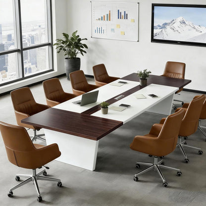 Moderner Konferenztisch 240x120cm – Stabiler Besprechungstisch für Büro