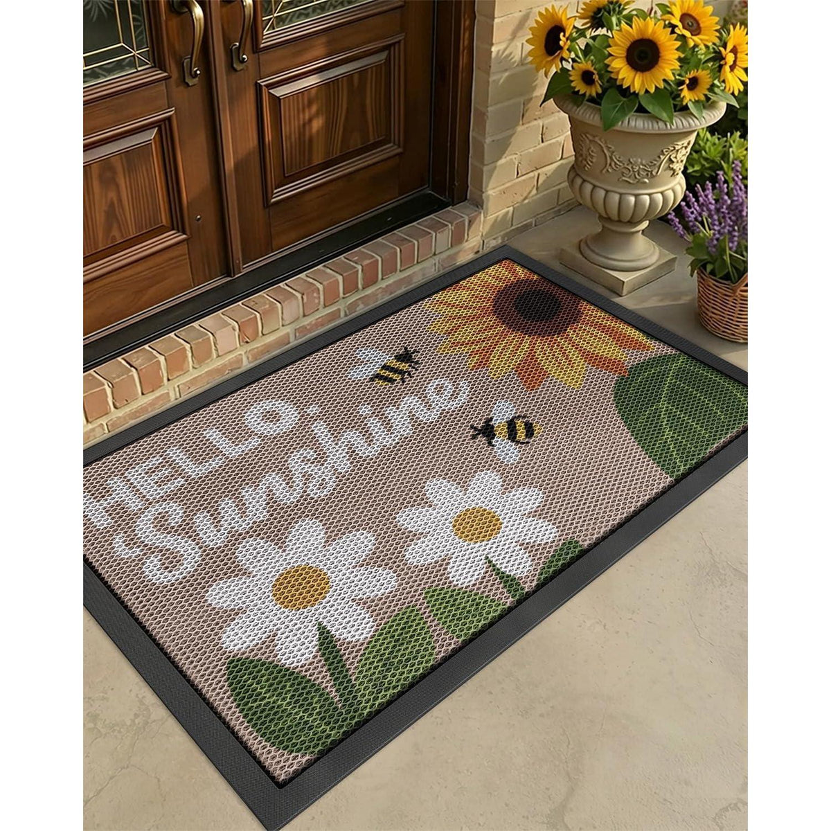 Fußmatte außen 90x150 cm Sonniges Gold – Schmutzfangmatte
