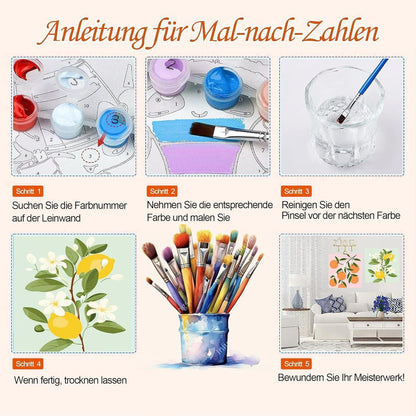 Malen nach Zahlen Katze – DIY Bastelset für Erwachsene