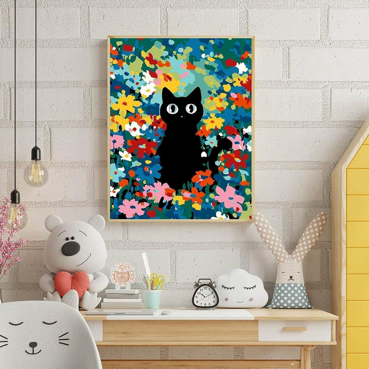 Malen nach Zahlen Katze – DIY Bastelset für Erwachsene