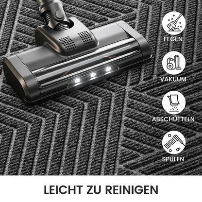 Fußmatte Grau 59x89 cm - Schmutzfangmatte Innen & Außen
