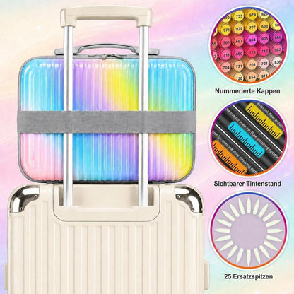 Acrylfarbstifte Set 360 Farben – Wasserfest zum Bemalen & Gestalten