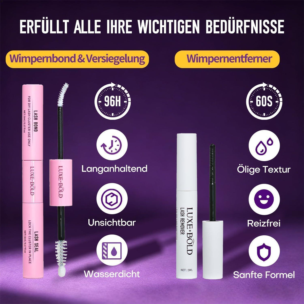Fox Eye Wimpern Cluster Set – Wispy & Stachelig DIY