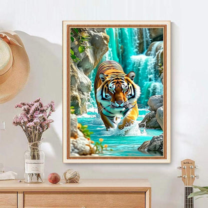 Malen nach Zahlen Tiger für Erwachsene – DIY Bastelset