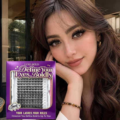 Volume Cluster Lashes Set – 126 Stück für Voluminöse Wimpern