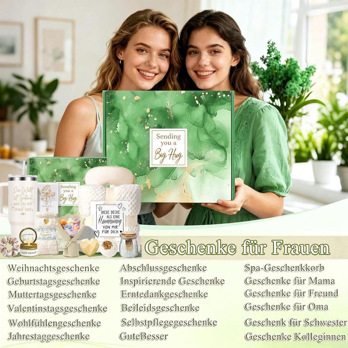 Wellness Geschenkset für Frauen – 13tlg Entspannung & Verwöhnen