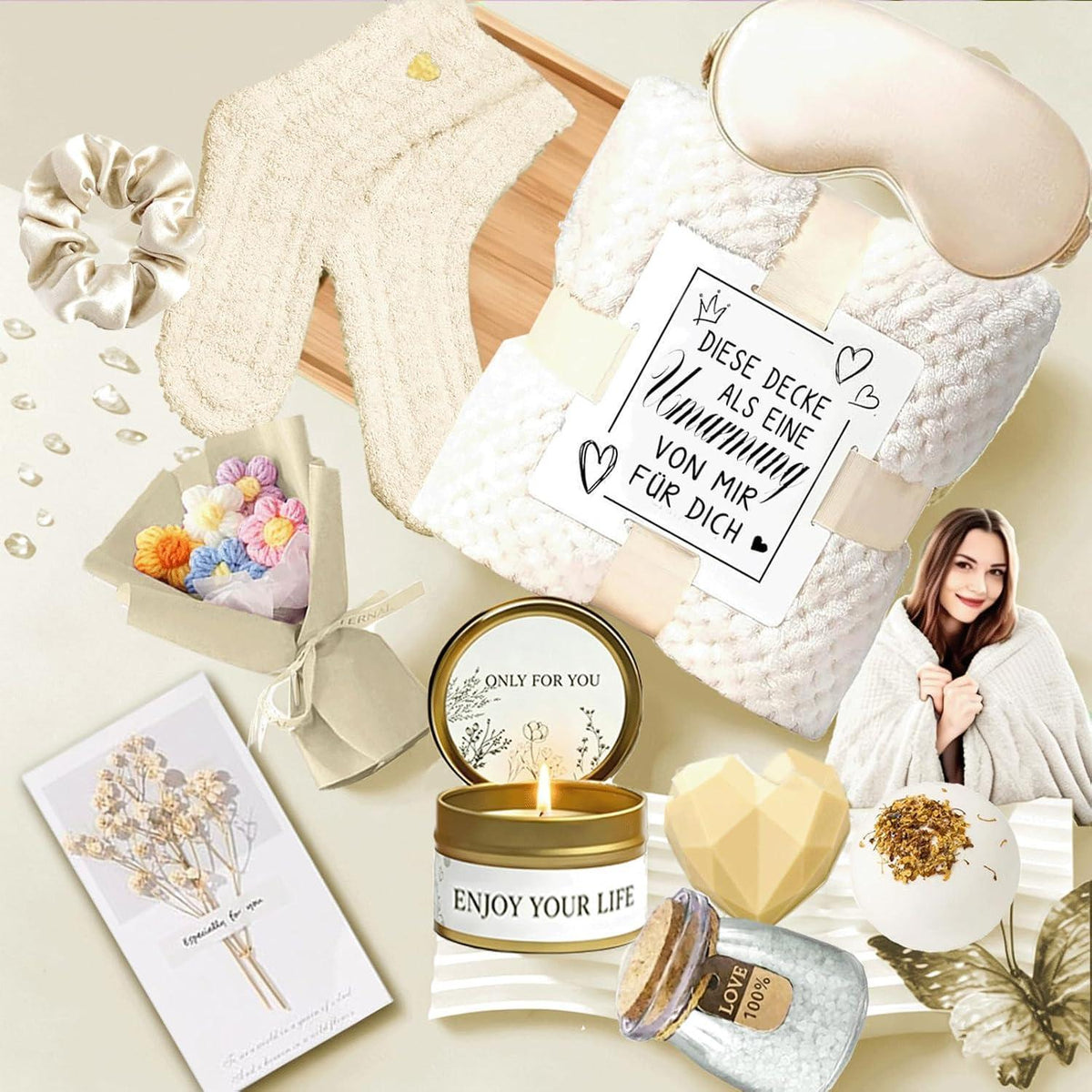 Wellness Geschenkset für Frauen – 13tlg Entspannung & Verwöhnen