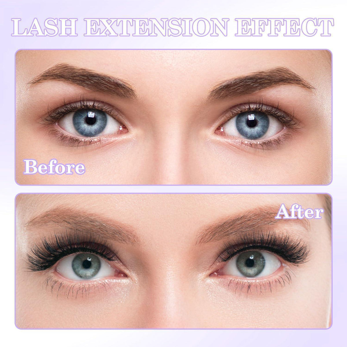 Wimpern-Cluster Set 118 Stück – DIY Wimpernverlängerung 8-17mm