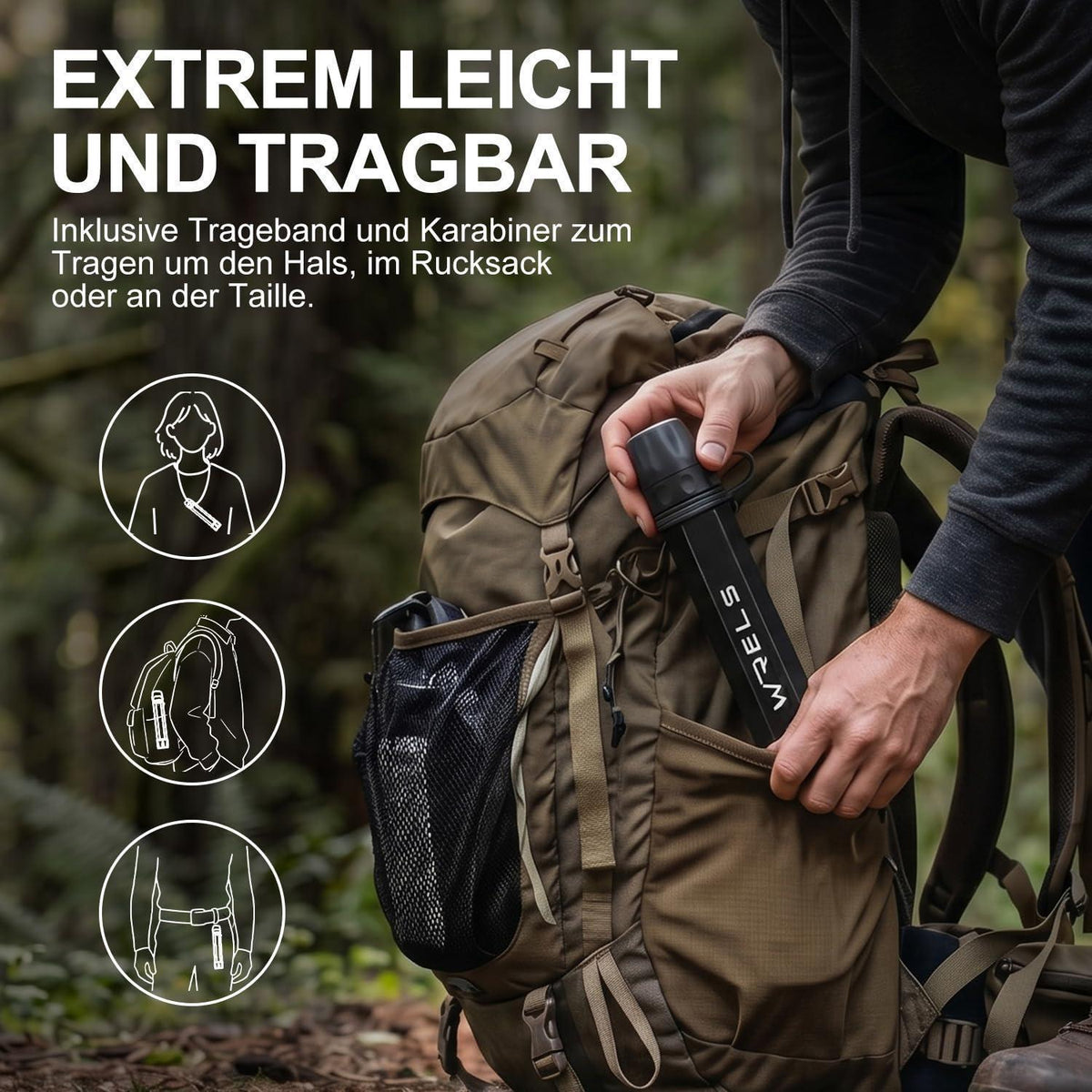 Wasserfilter Outdoor – Ultraleicht & NSF-zertifiziert