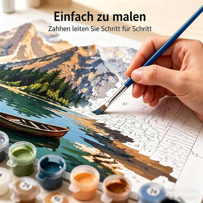 Malen nach Zahlen Wal – DIY Leinwand für Erwachsene
