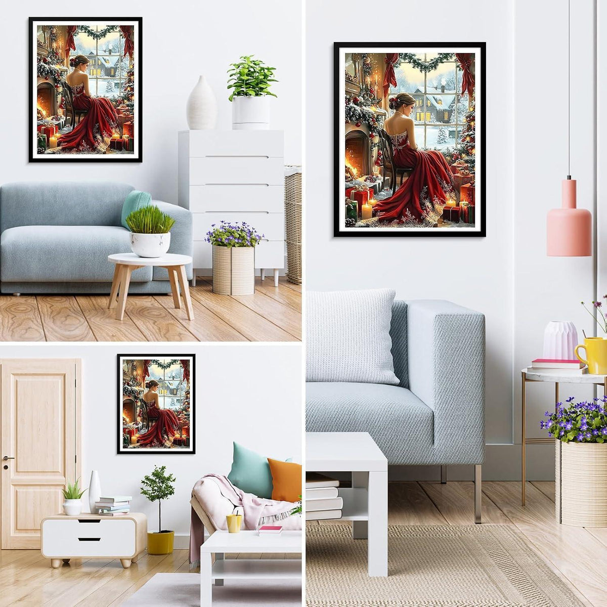 Diamond Painting Winterwärme 5D – Bastelset für Erwachsene