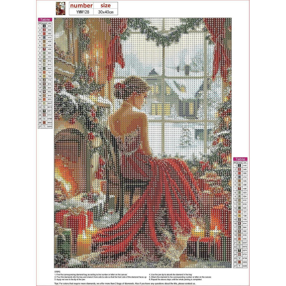 Diamond Painting Winterwärme 5D – Bastelset für Erwachsene